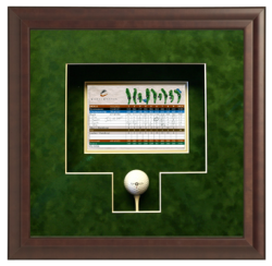 Shadowbox, Sports, Golf, Custom, Framing